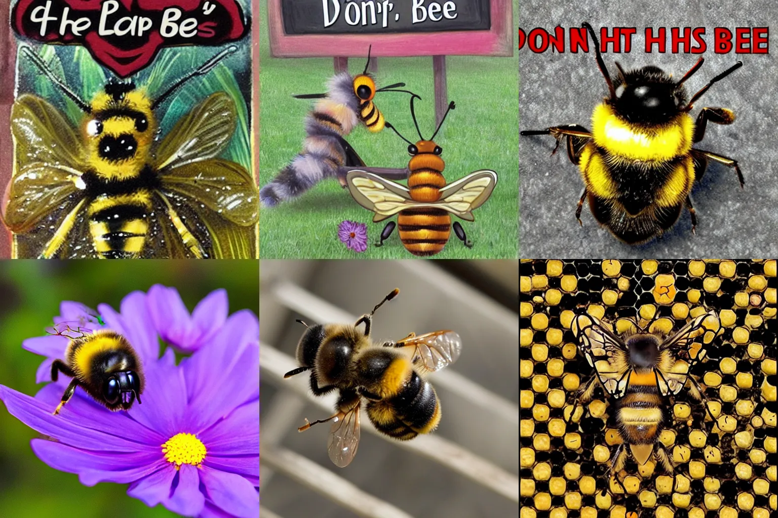 Prompt: don't plarp his bees