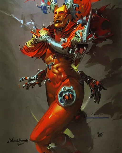 Prompt: jester by peter andrew jones, hyper detailed