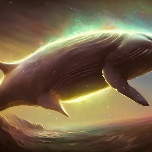 Image similar to space magical whale with multiple eyes, galaxy whale, epic fantasy style art, galaxy theme, eyes!, eyes!, eyes!, eyes, by Greg Rutkowski, hearthstone style art, 99% artistic