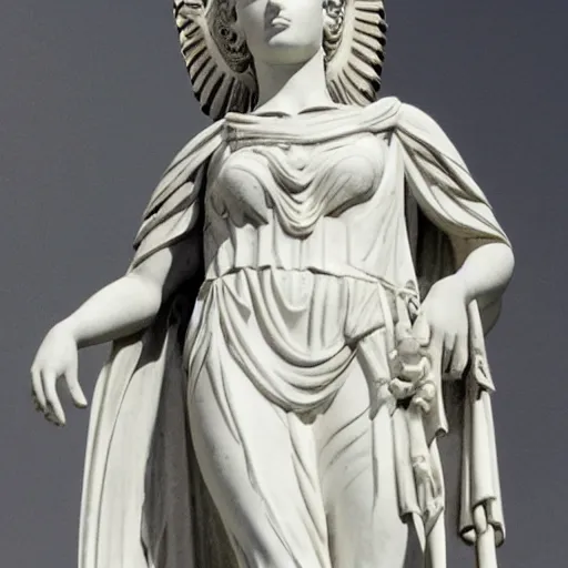 Image similar to Athena, the goddess of wisdom