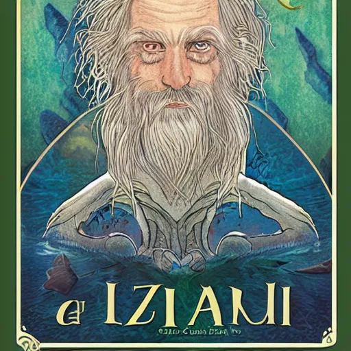Prompt: the wizard ged from a wizard of earth sea by urusula le guin