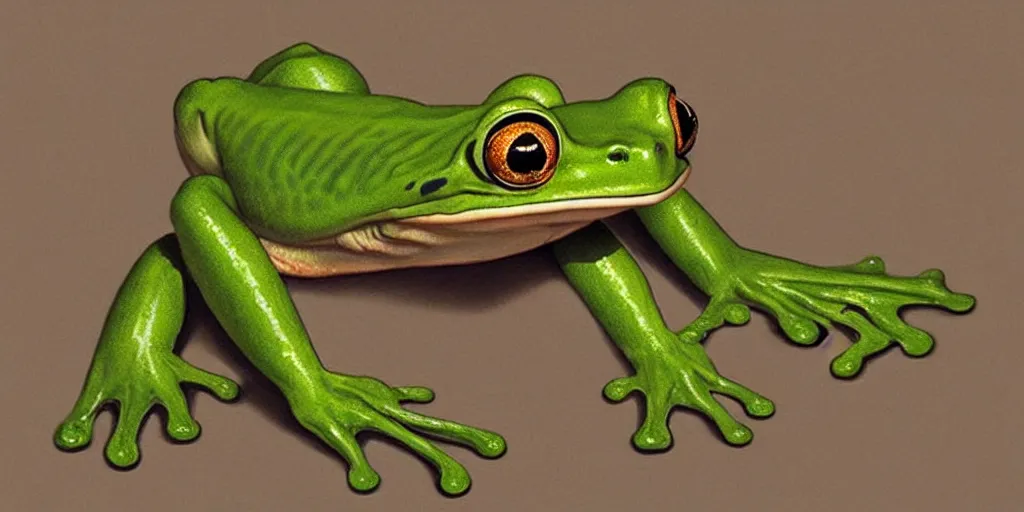 Prompt: “ an anthropomorphic frog posing in lewd positions, hyper realism ”