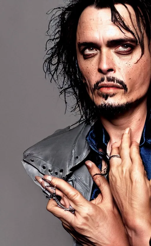 Image similar to femenine johnny deep