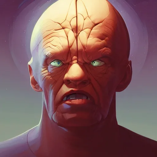 Image similar to face icon stylized minimalist the thing from another world 1 9 5 1, loftis, cory behance hd by jesper ejsing, by rhads, makoto shinkai and lois van baarle, ilya kuvshinov, rossdraws global illumination