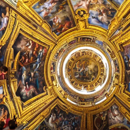 Prompt: paint the dark secrets of the vatican