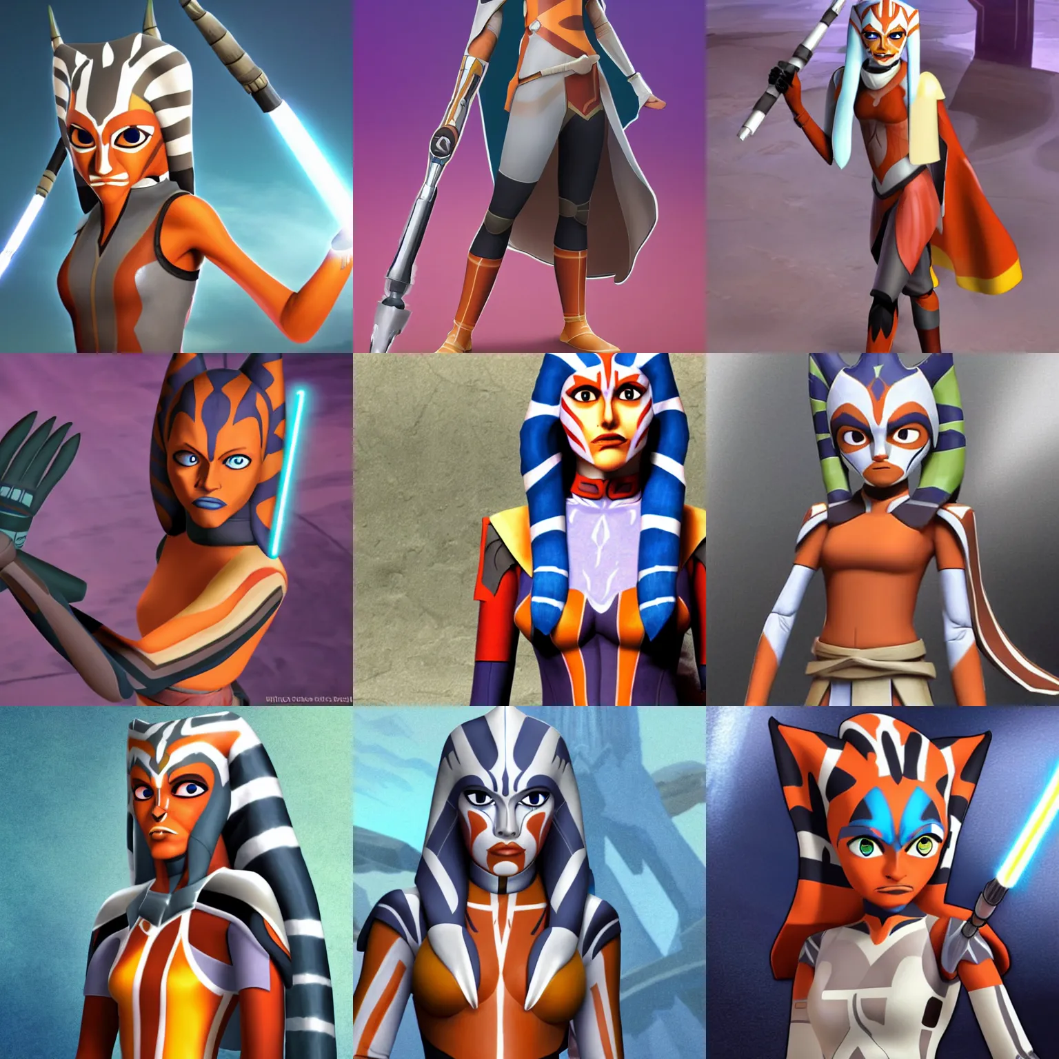 Prompt: ahsoka tano