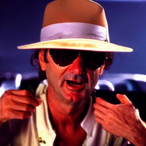 Image similar to bill murray in fear and loathing