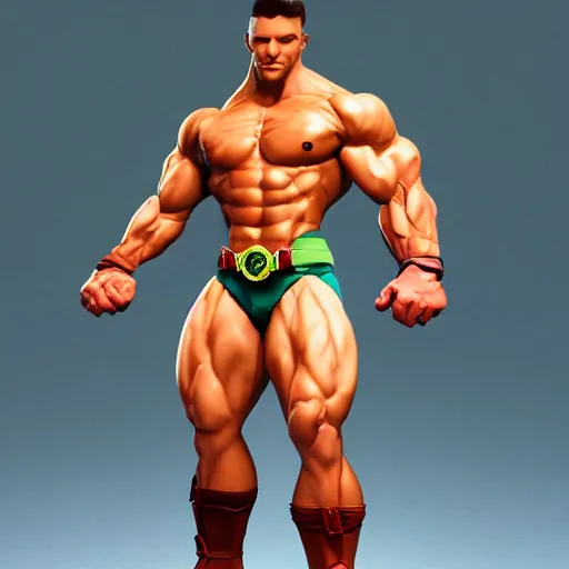 Prompt: Cammy, Man, handsome, muscular, sharp focus, colorful, photograph, octane render