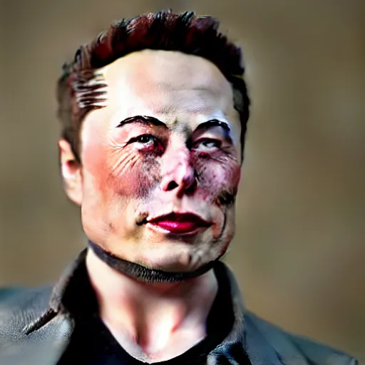 Image similar to Elon Musk as a plastic doll, highly detailed, high quality, HD, 4k, 8k, Canon 300mm, professional photographer, 40mp, lifelike, top-rated, award winning, realistic, sharp, no blur, edited, corrected, trending