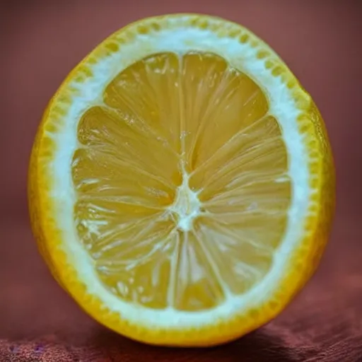 Image similar to “ a detailed photo of a lemon that looks like elvis presley, 8 k, sharp focus ”