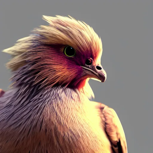Prompt: photography of a realistic pidgey animal, ultra detailed, 8 k, cinematic lighting, natural background, trending on artstation, pokemon