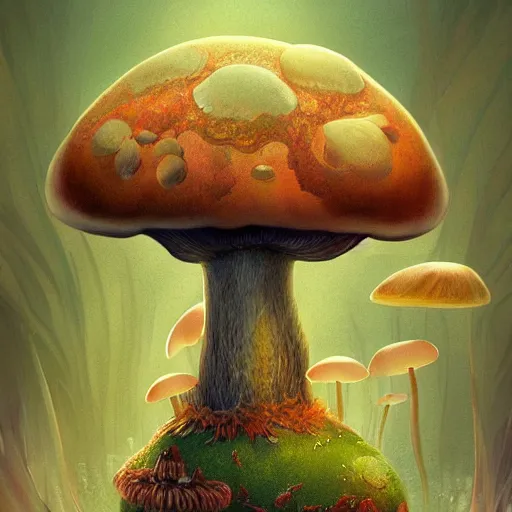 Prompt: surreal mushroom realm, multidimensional, fantasy, trending on artstation, beautiful