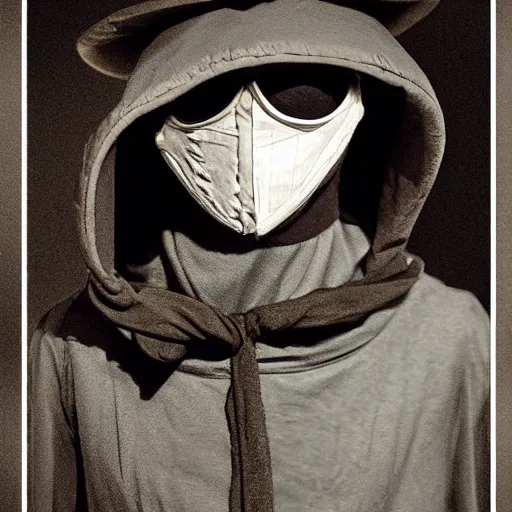 Image similar to teenage plague doctor yearbook photo. extremely lush lifelike detail. award - winning digital art by ansel adams, roger deakins, steichen. surreal scientific photoillustration, masterpiece, artstation, shutterstock polycount contest winner, biomorphic. child larva plague doctor