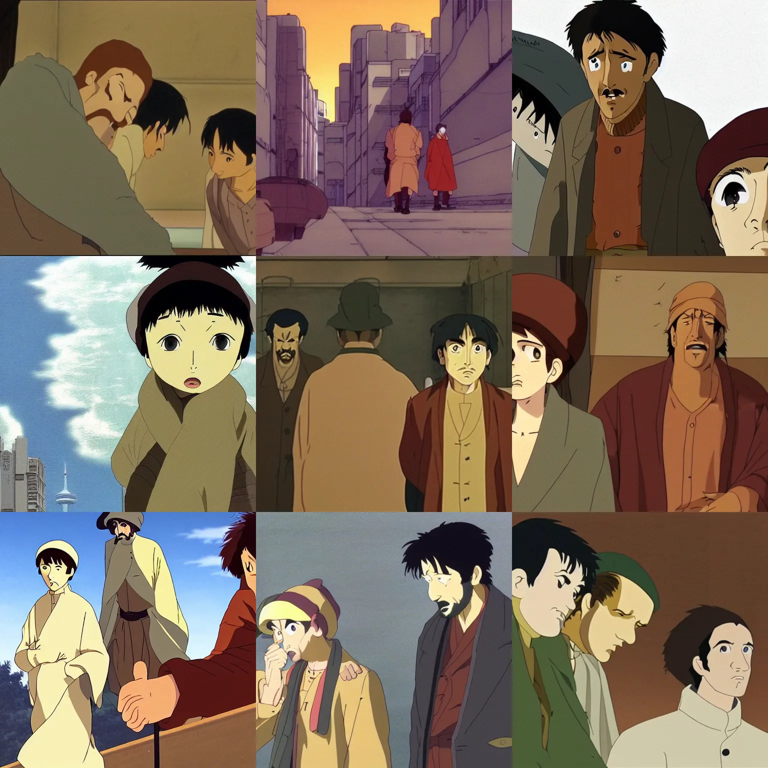 Prompt: a film still from tokyo godfathers ( 2 0 0 3 )