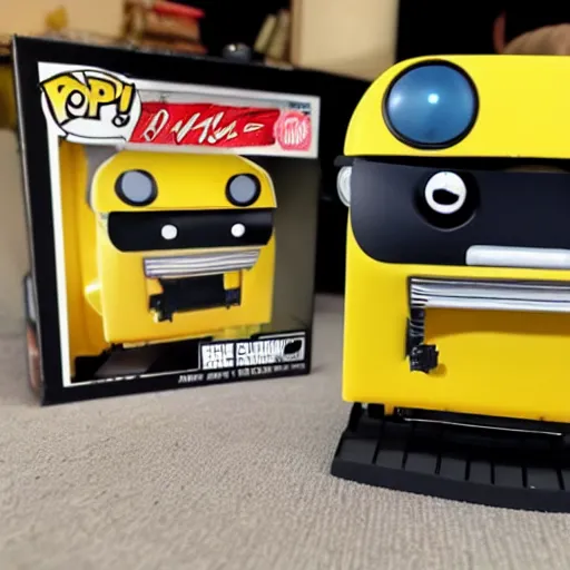 Image similar to Wall-E Wall.E Funko Pop with package by Pixar, very cute