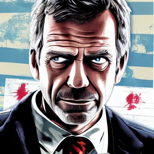Prompt: dr. house new grand theft auto poster