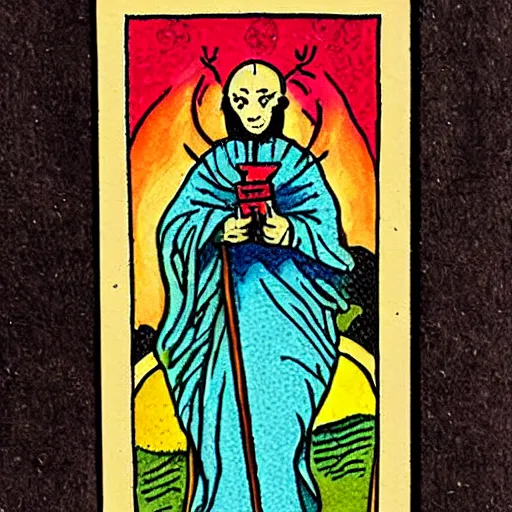 Image similar to tarot card