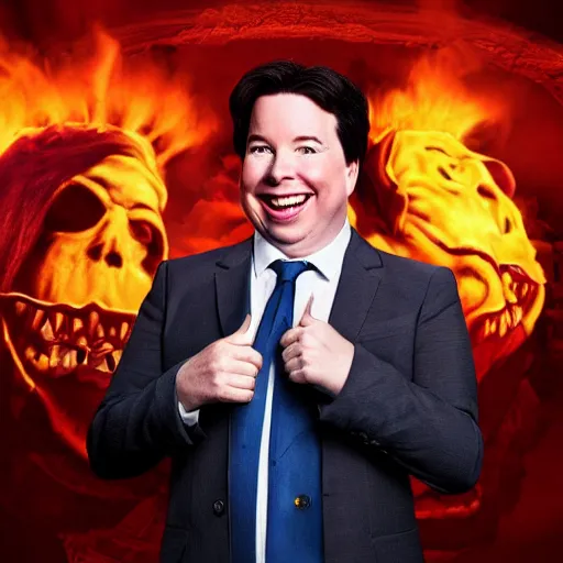 Image similar to Michael mcintyre in hell