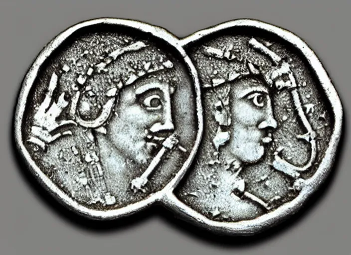 Prompt: “medieval abbasidian dirhem silver coin”