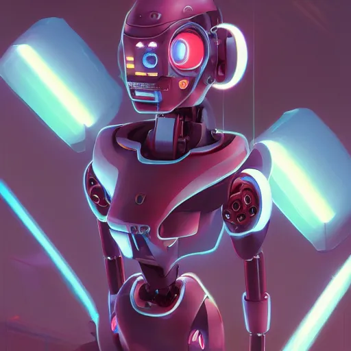 Prompt: a japanese robot in the style of cyber punk, unreal engine 5, 3 d pixar studio, loftis, cory behance hd by jesper ejsing, by rhads, makoto shinkai and lois van baarle, ilya kuvshinov, rossdraws global illumination