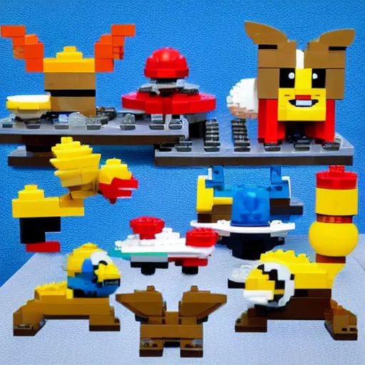 Image similar to pokemon lego set