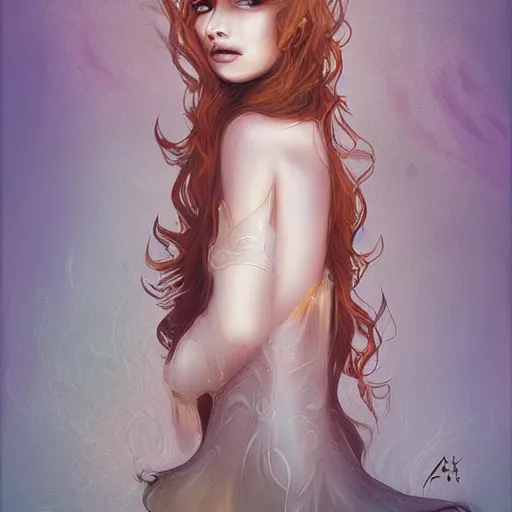 Image similar to fantasy art by Alena Aemani, muted colors