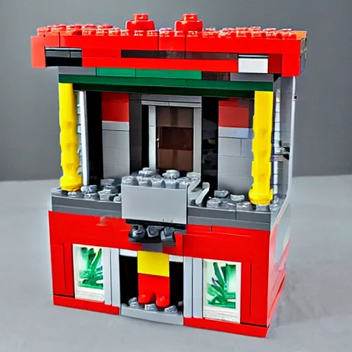 Image similar to lego set of street fighter 2