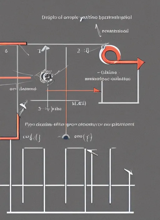 Prompt: working diagrams for a simple operational perpetual motion machine