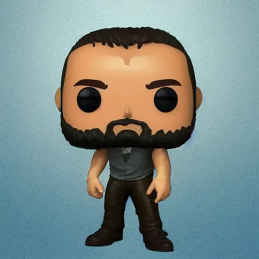 Prompt: a funko pop of trevor from gta v
