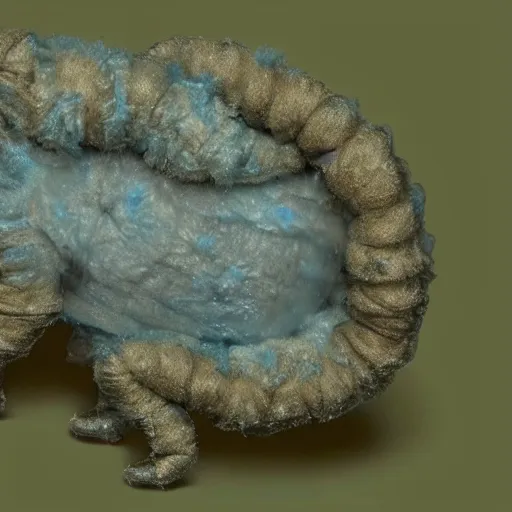 Image similar to photo of a unicorn tardigrade