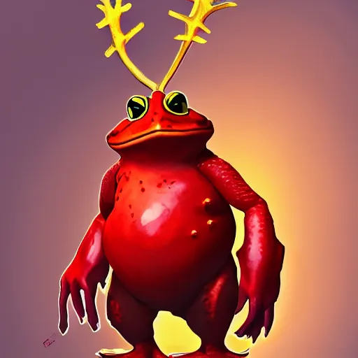 Image similar to character concep art of a humanoid frog butcher with a red coat as an enemy in spyro the dragon video game concept art, playstation 1 era, activision blizzard, 4 k resolution concept art