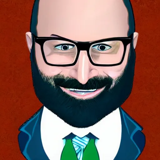 Image similar to michael stevens vsauce caricature