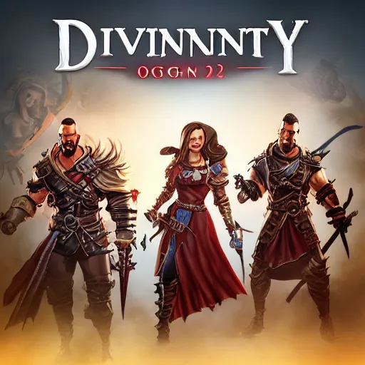 Image similar to divinity original sin 2, div os 2, div 2, group chat icon