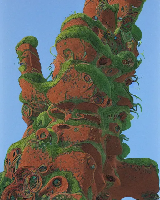 Prompt: berlin landmark by roger dean