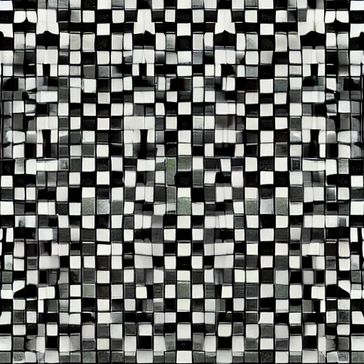 Prompt: a bunch of pixels arranged in an asymmetric, interesting and intriguing and pattern