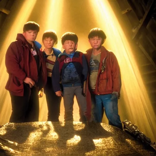 Image similar to stunning awe inspiring the goonies 2 movie still 8 k hdr atmospheric lighting