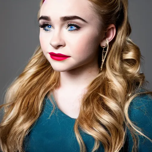 Image similar to professional portrait photography of sabrina carpenter in an opera