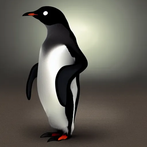 Prompt: photorealistic drawing of a penguin wearing a medieval armor, high quality, 8 k quality