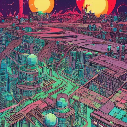 Prompt: an abandoned city being torn up by black hole, by josan gonzales and Dan Mumford