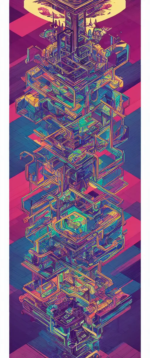 Image similar to egregious twisted turn of fate abstraction, centered award winning ink pen illustration, isometric abstract illustration by dan mumford, edited by craola, technical drawing by beeple and tooth wu, tiny details by artgerm and watercolor girl, symmetrically isometrically centered