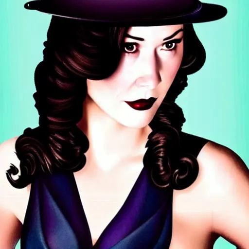 Image similar to mary elizabeth winstead as zatanna zatara,