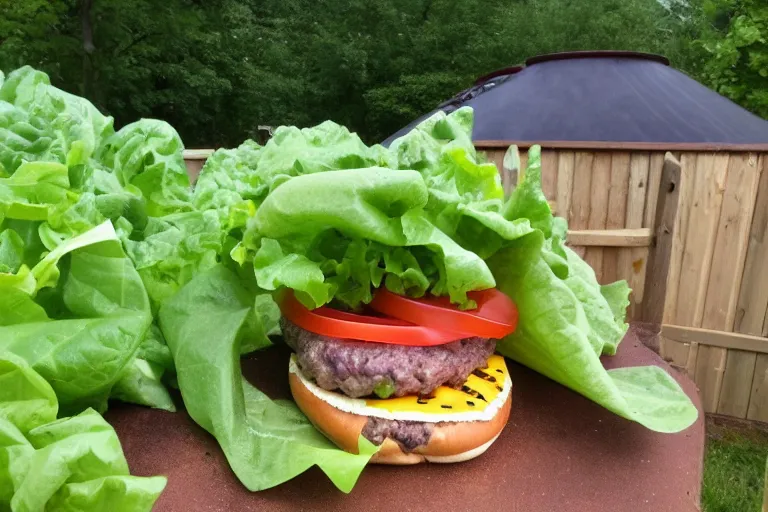 Image similar to growing cheeseburgers in the garden this summer, look at my hamburger plant, this one even grows bacon - cheeseburgers