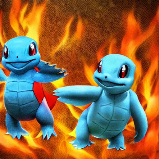 A Squirtle Made Of Fire, Wildlife Photography, 