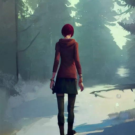 Image similar to 🧚, style render game life is strange true colors square enix, trending on artstation, painted by greg rutkowski