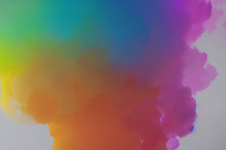 Image similar to spraying colors, octane render
