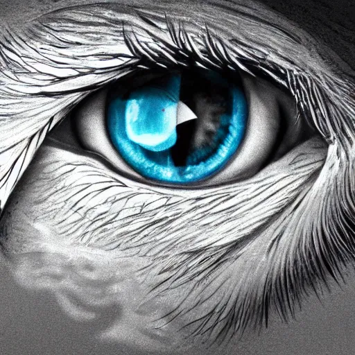 Image similar to highly detailed illustration of eyes, clean, crisp colours, 4 k, 8 k, hyper realistic,