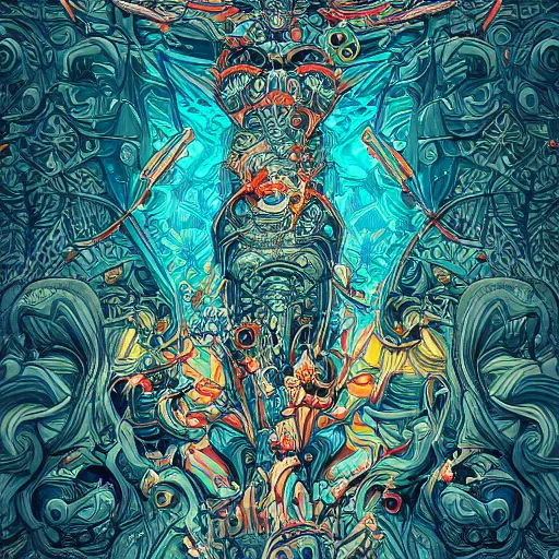 Image similar to _ t _ w _ n _ i _, an ultrafine detailed illustration by james jean, final fantasy, intricate linework, bright colors, behance contest winner, vanitas, angular, altermodern, unreal engine 5 highly rendered, global illumination, radiant light, detailed and intricate environment