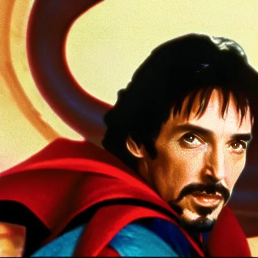 Prompt: al pacino as doctor stephen strange in doctor strange ( 1 9 8 0 )