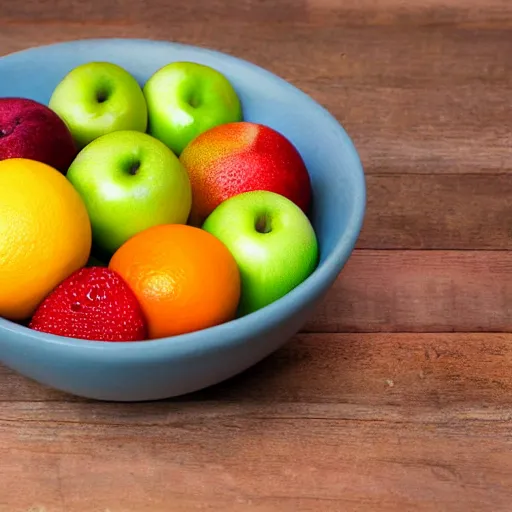 Prompt: bowl of fruit