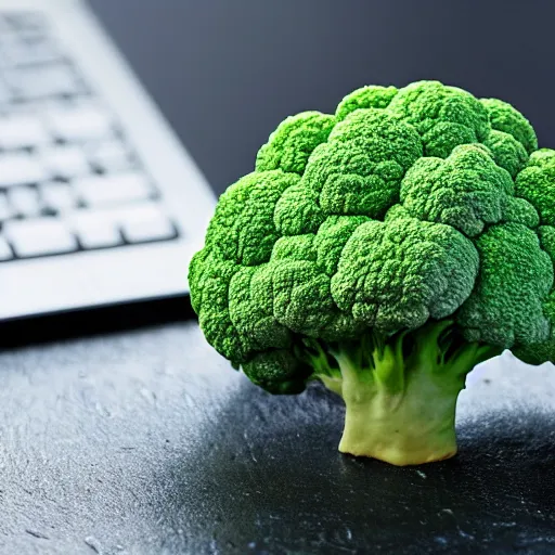 Image similar to a claymation broccoli complaining about the weather